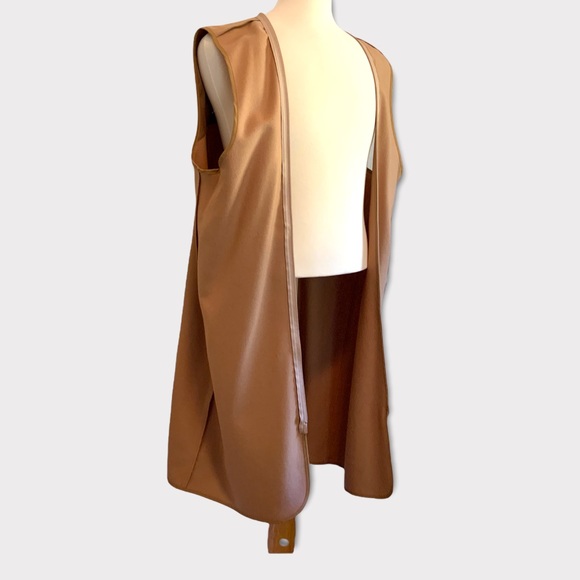 Size 16 Tall Extra Long Burberry Full Length Trench Removable Camel Wool Liner - Picture 11 of 14